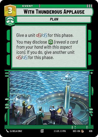 With Thunderous Applause - 639 - Common (Foil) - Secrets of Power
