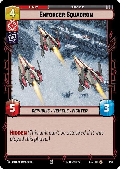 Enforcer Squadron - 648 - Common (Foil) - Secrets of Power