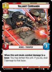 Valiant Commando - 660 - Uncommon (Foil) - Secrets of Power