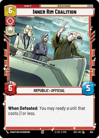 Inner Rim Coalition - 664 - Common (Foil) - Secrets of Power