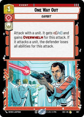 One Way Out - 667 - Rare (Foil) - Secrets of Power