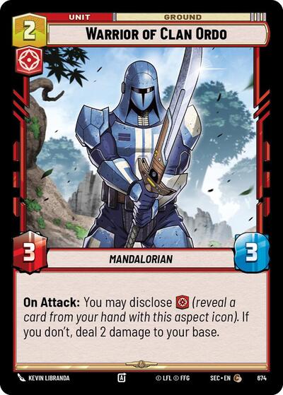 Warrior of Clan Ordo - 674 - Common (Foil) - Secrets of Power