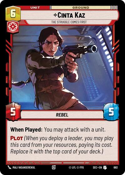 Cinta Kaz - The Struggle Comes First - 682 - Uncommon (Foil) - Secrets of Power