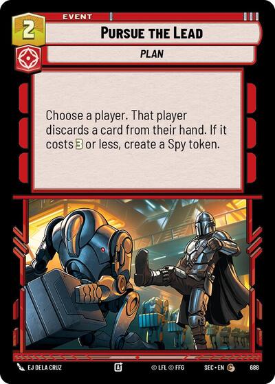 Pursue the Lead - 688 - Common (Foil) - Secrets of Power