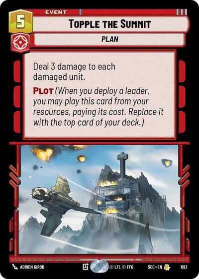 Topple the Summit - 693 - Rare (Foil) - Secrets of Power