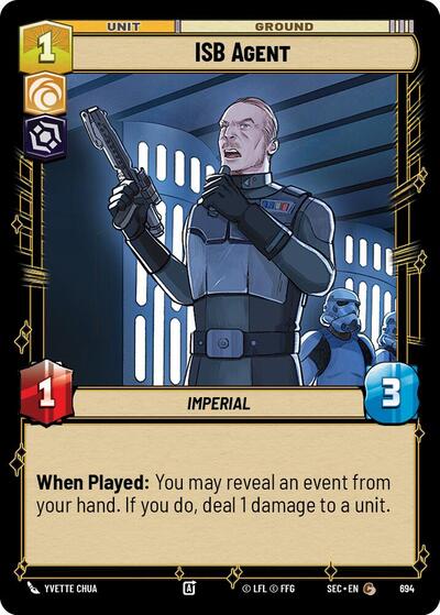 ISB Agent - 694 - Common (Foil) - Secrets of Power