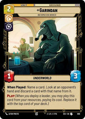 Garindan - Information Broker - 696 - Uncommon (Foil) - Secrets of Power