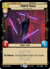 Darth Traya - Lord of Betrayal - 698 - Legendary (Foil) - Secrets of Power