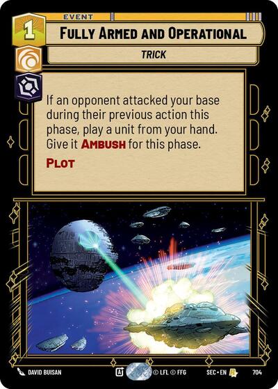 Fully Armed and Operational - 704 - Rare (Foil) - Secrets of Power