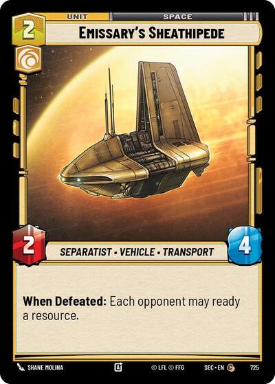 Emissary's Sheathipede - 725 - Common (Foil) - Secrets of Power