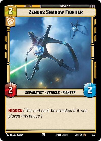 Zenuas Shadow Fighter - 727 - Common (Foil) - Secrets of Power