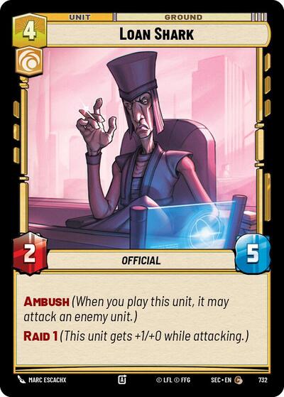 Loan Shark - 732 - Common (Foil) - Secrets of Power