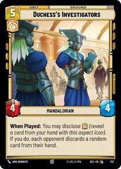 Duchess's Investigators - 733 - Common (Foil) - Secrets of Power