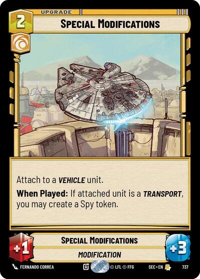 Special Modifications - 737 - Rare (Foil) - Secrets of Power