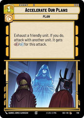 Accelerate Our Plans - 738 - Common (Foil) - Secrets of Power