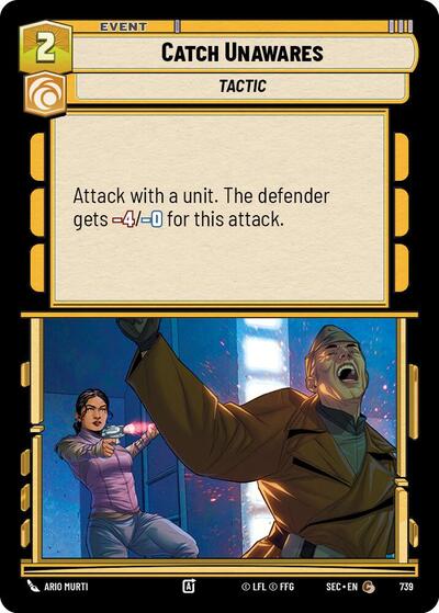 Catch Unawares - 739 - Common (Foil) - Secrets of Power