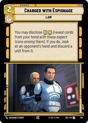 Charged with Espionage - 740 - Uncommon (Foil) - Secrets of Power