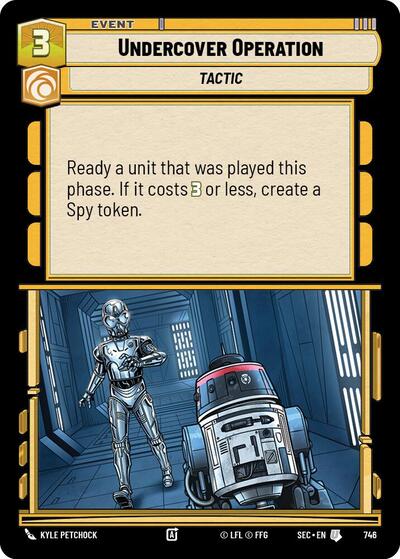 Undercover Operation - 746 - Uncommon (Foil) - Secrets of Power