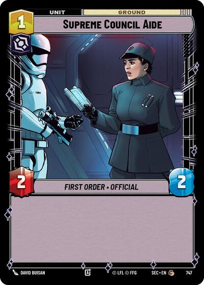 Supreme Council Aide - 747 - Common (Foil) - Secrets of Power