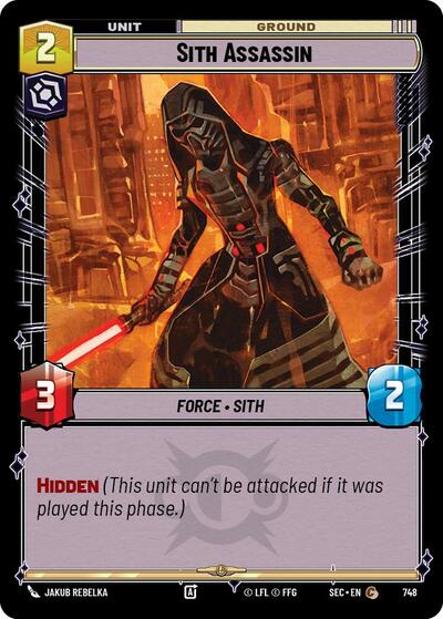 Sith Assassin - 748 - Common (Foil) - Secrets of Power