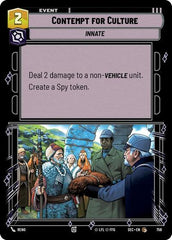 Contempt for Culture - 756 - Common (Foil) - Secrets of Power