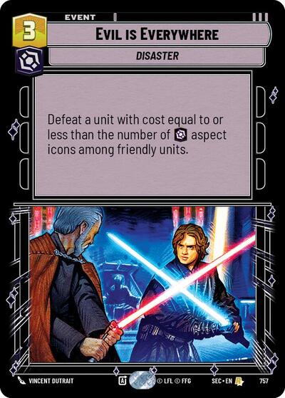 Evil is Everywhere - 757 - Rare (Foil) - Secrets of Power