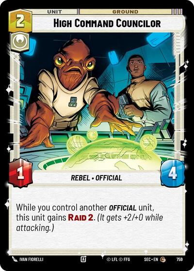 High Command Councilor - 759 - Common (Foil) - Secrets of Power