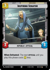 Inspiring Senator - 771 - Common (Foil) - Secrets of Power