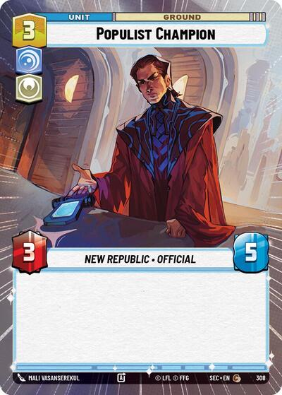 Populist Champion - 308 - Common (Hyperspace) - Secrets of Power