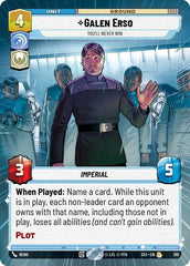 Galen Erso - You'll Never Win - 310 - Rare (Hyperspace) - Secrets of Power