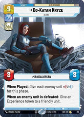 Bo-Katan Kryze - Alone - 315 - Rare (Hyperspace) - Secrets of Power