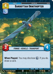 Bardottan Ornithopter - 326 - Common (Hyperspace) - Secrets of Power