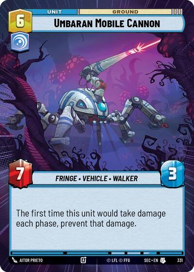Umbaran Mobile Cannon - 331 - Uncommon (Hyperspace) - Secrets of Power