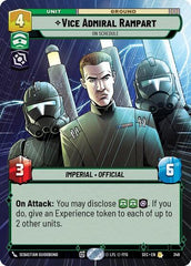 Vice Admiral Rampart - On Schedule - 349 - Rare (Hyperspace) - Secrets of Power