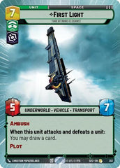 First Light - Threatening Elegance - 352 - Rare (Hyperspace) - Secrets of Power