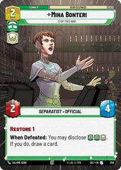 Mina Bonteri - Stop This War - 358 - Uncommon (Hyperspace) - Secrets of Power