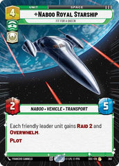 Naboo Royal Starship - Fit For A Queen - 363 - Rare (Hyperspace) - Secrets of Power