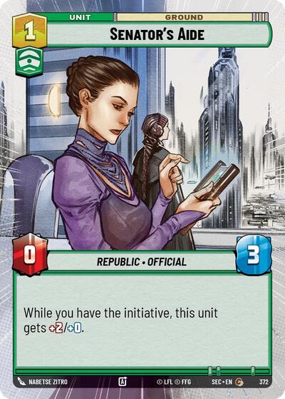 Senator's Aide - 372 - Common (Hyperspace) - Secrets of Power