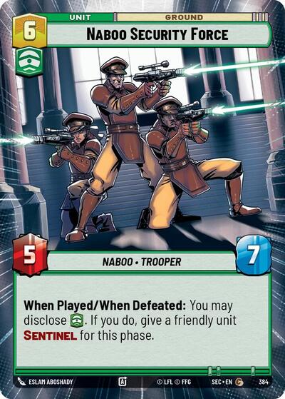 Naboo Security Force - 384 - Common (Hyperspace) - Secrets of Power