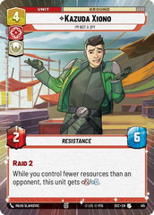 Kazuda Xiono - I'm Not A Spy - 415 - Uncommon (Hyperspace) - Secrets of Power