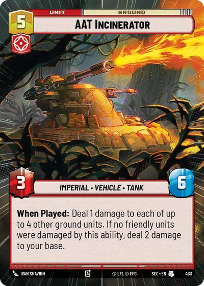 AAT Incinerator - 433 - Uncommon (Hyperspace) - Secrets of Power
