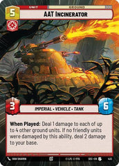AAT Incinerator - 433 - Uncommon (Hyperspace) - Secrets of Power