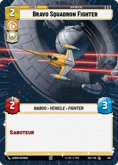 Bravo Squadron Fighter - 463 - Common (Hyperspace) - Secrets of Power