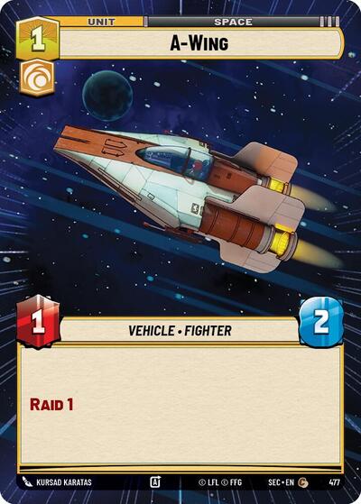 A-Wing - 477 - Common (Hyperspace) - Secrets of Power