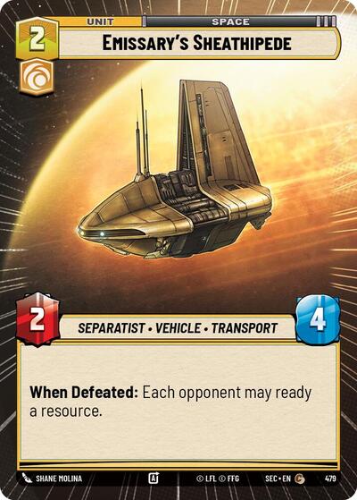 Emissary's Sheathipede - 479 - Common (Hyperspace) - Secrets of Power
