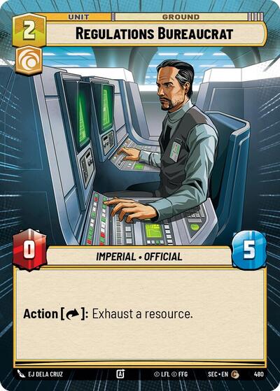Regulations Bureaucrat - 480 - Common (Hyperspace) - Secrets of Power