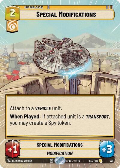 Special Modifications - 491 - Rare (Hyperspace) - Secrets of Power