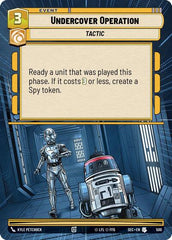 Undercover Operation - 500 - Uncommon (Hyperspace) - Secrets of Power