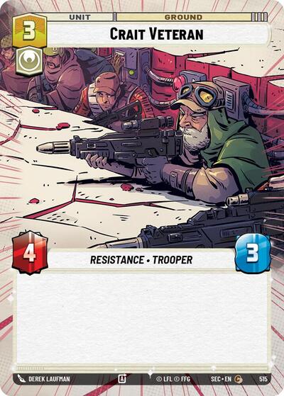 Crait Veteran - 515 - Common (Hyperspace) - Secrets of Power