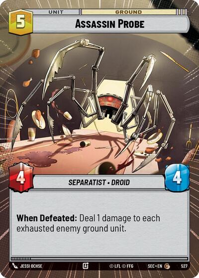 Assassin Probe - 527 - Common (Hyperspace) - Secrets of Power